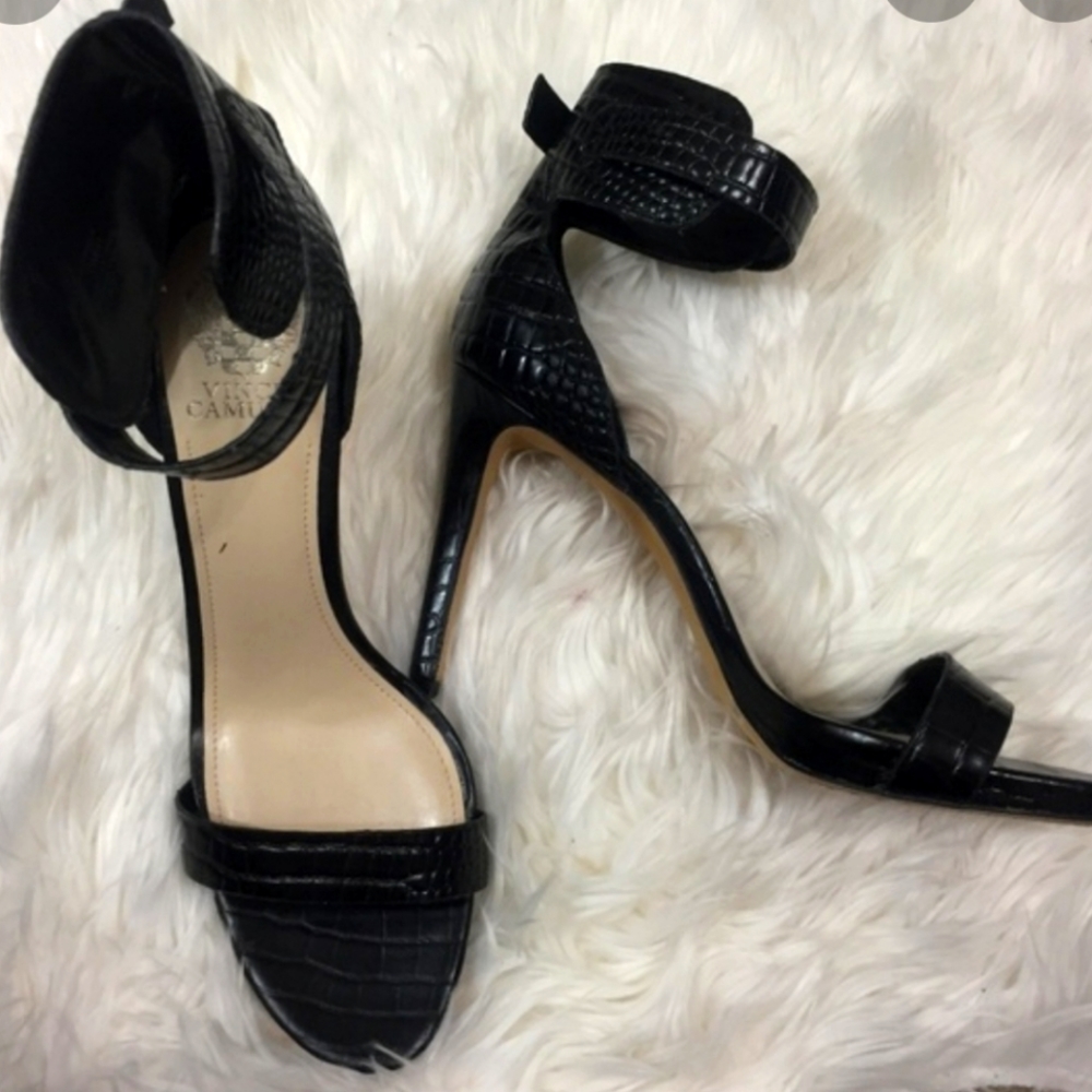 Vince Camuto crocodile heels